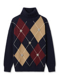 Maglione con applicazioni Kontatto