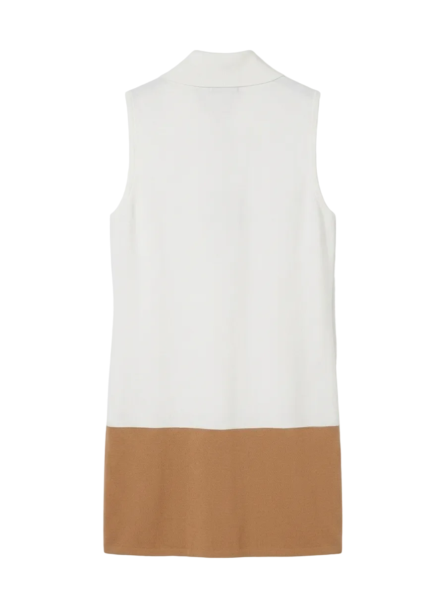 Abito in maglia con colletto