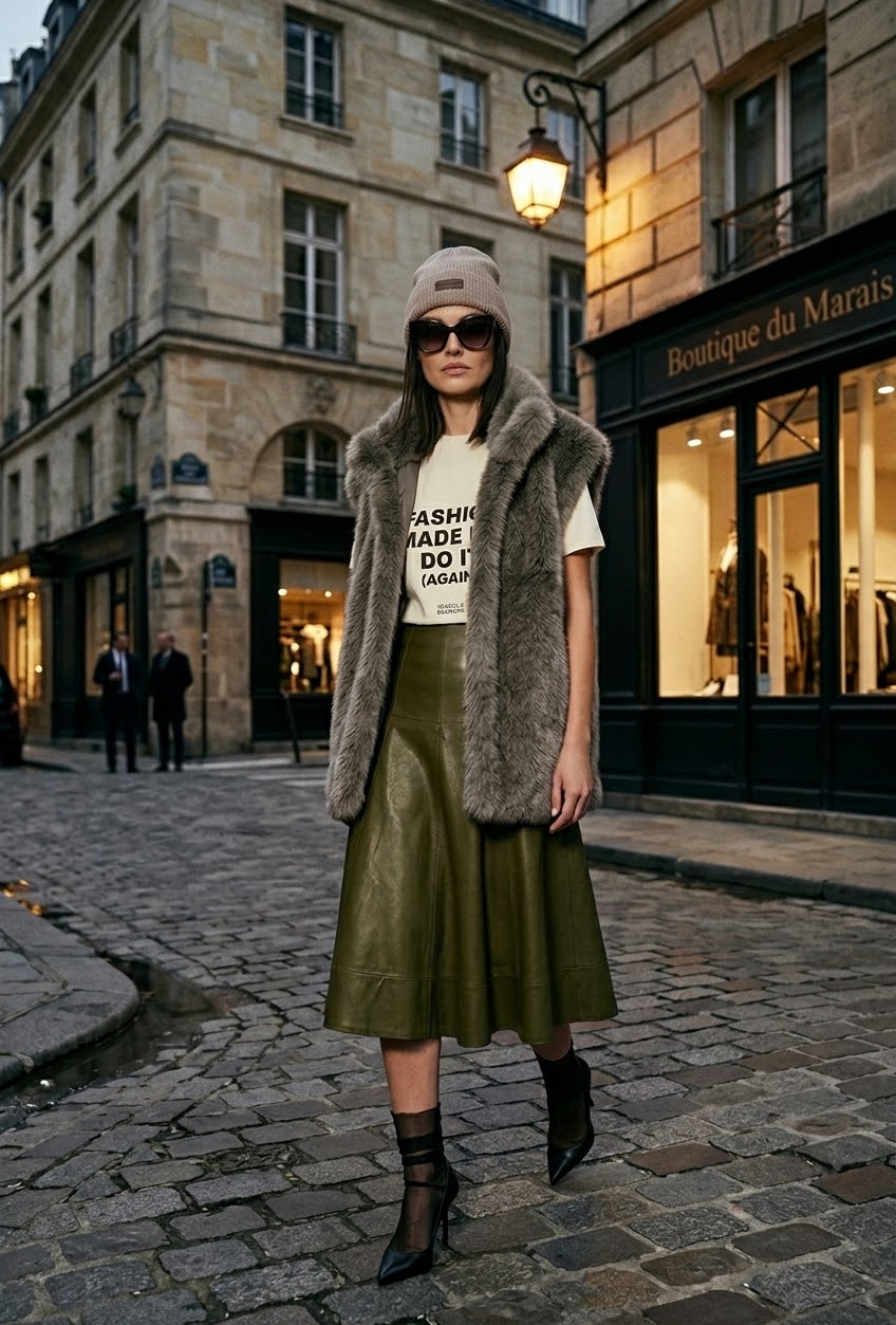 Gilet in ecopelliccia Isabelle Blanche Paris