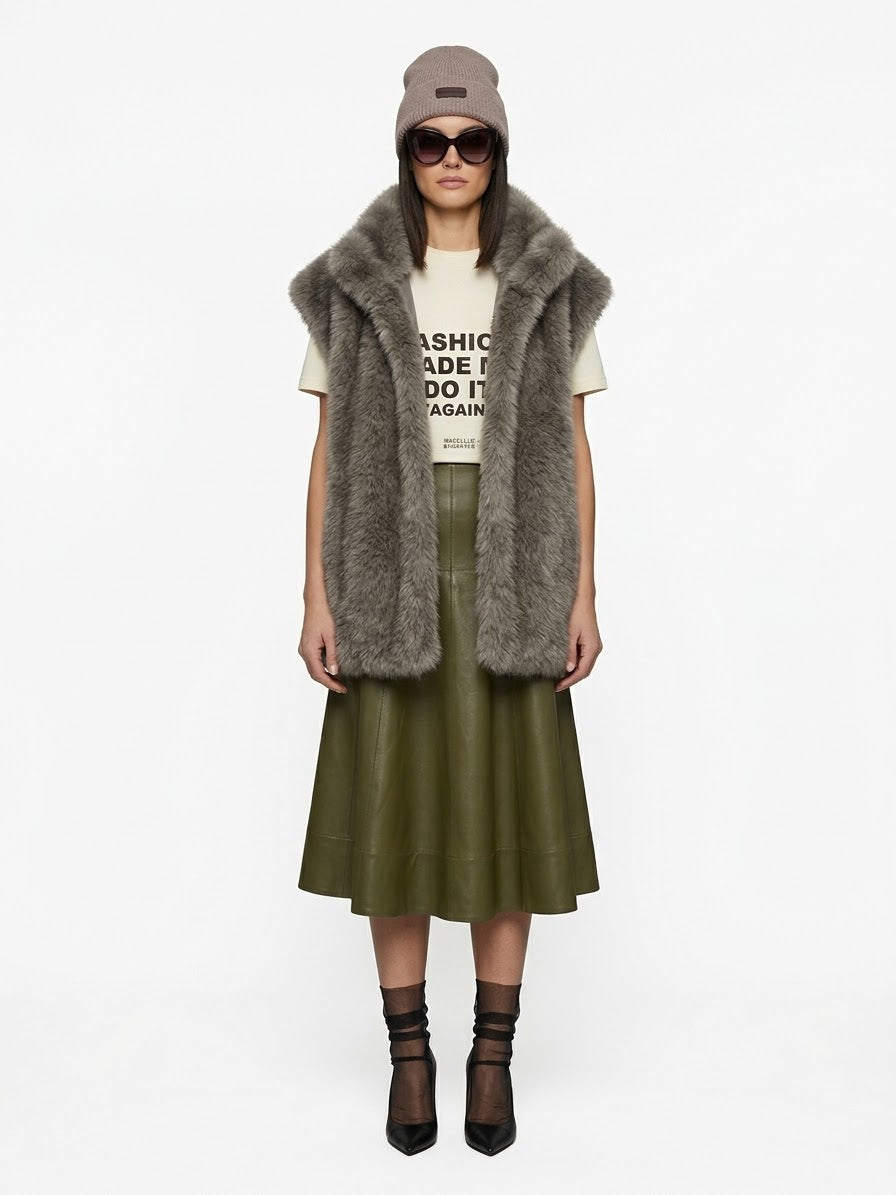 Gilet in ecopelliccia Isabelle Blanche Paris