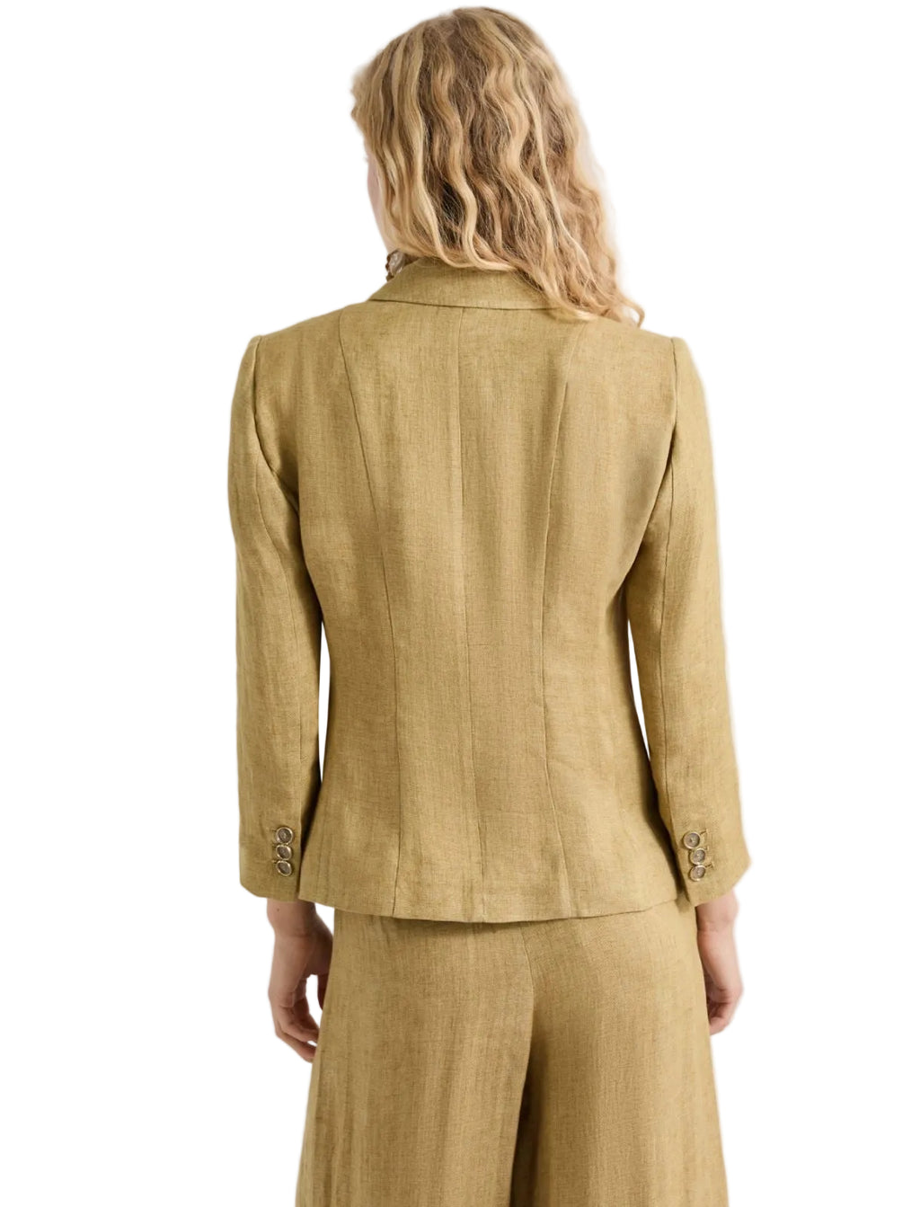 Blazer in lino delavè MARELLA