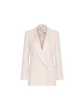 Blazer in envers satin