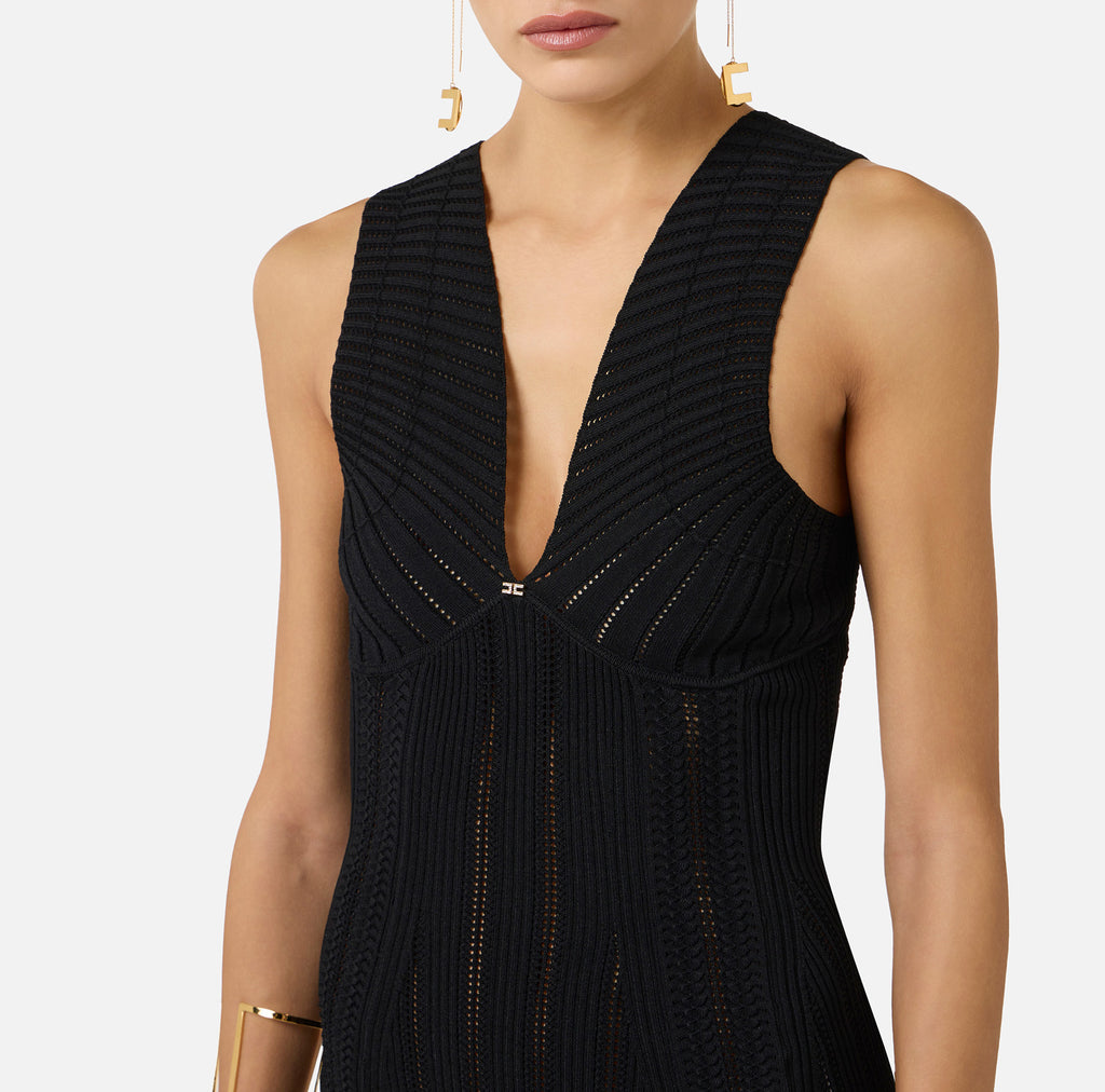 Abito midi in maglia Elisabetta Franchi