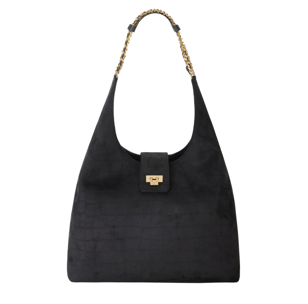 Borsa hobo in suede Elisabetta Franchi
