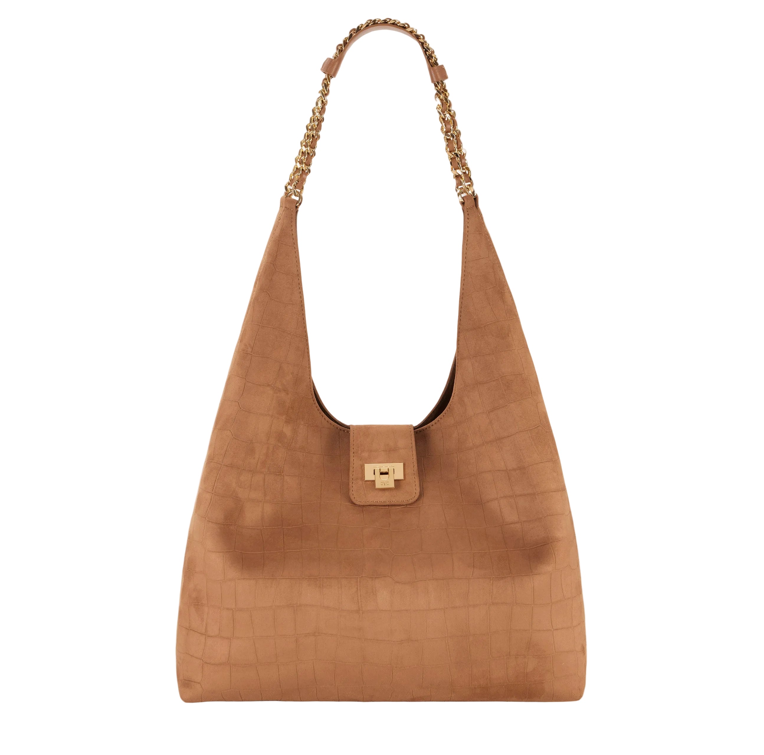 Borsa hobo in suede Elisabetta Franchi