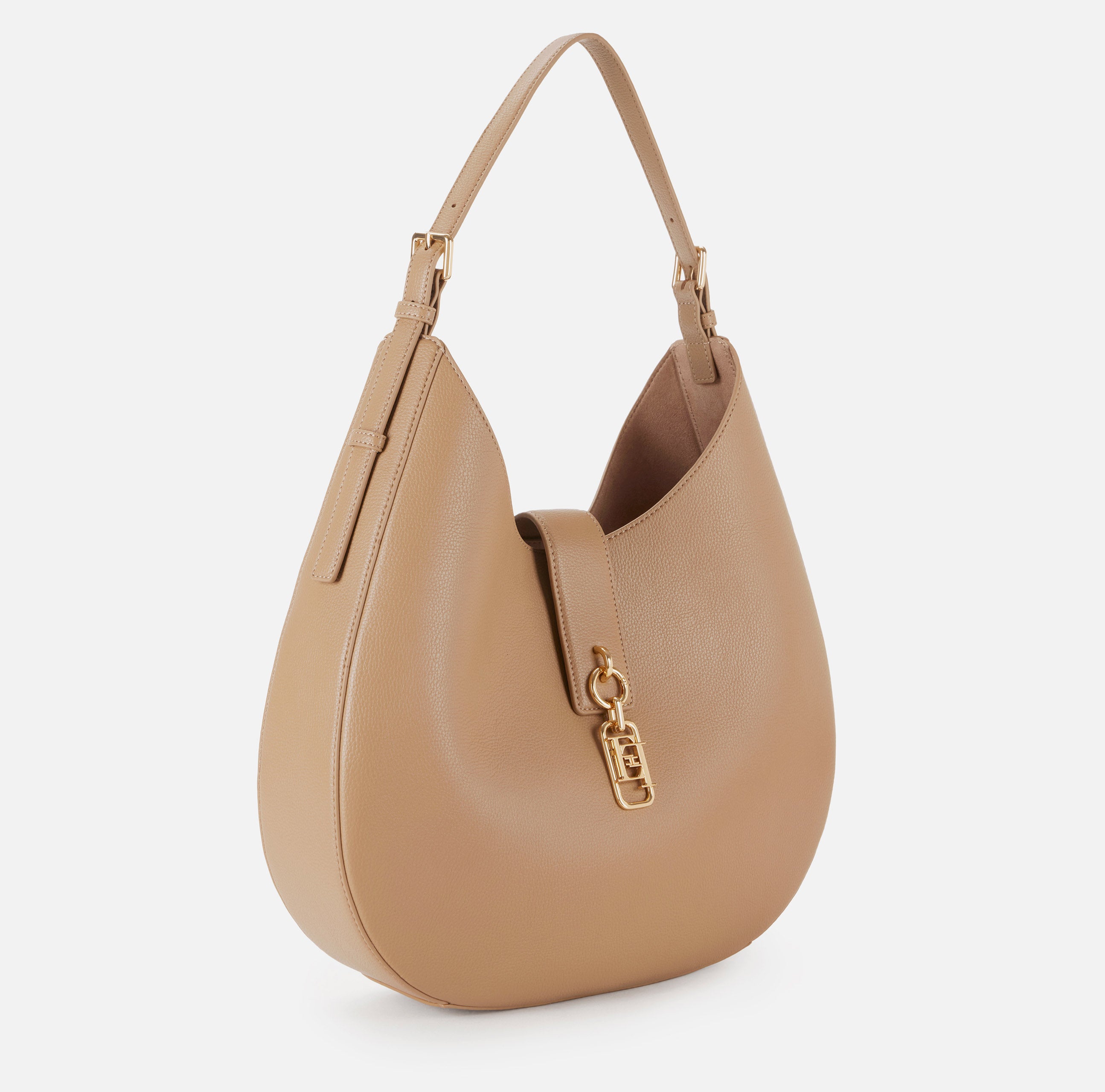 Hobo tonda con charm Elisabetta Franchi