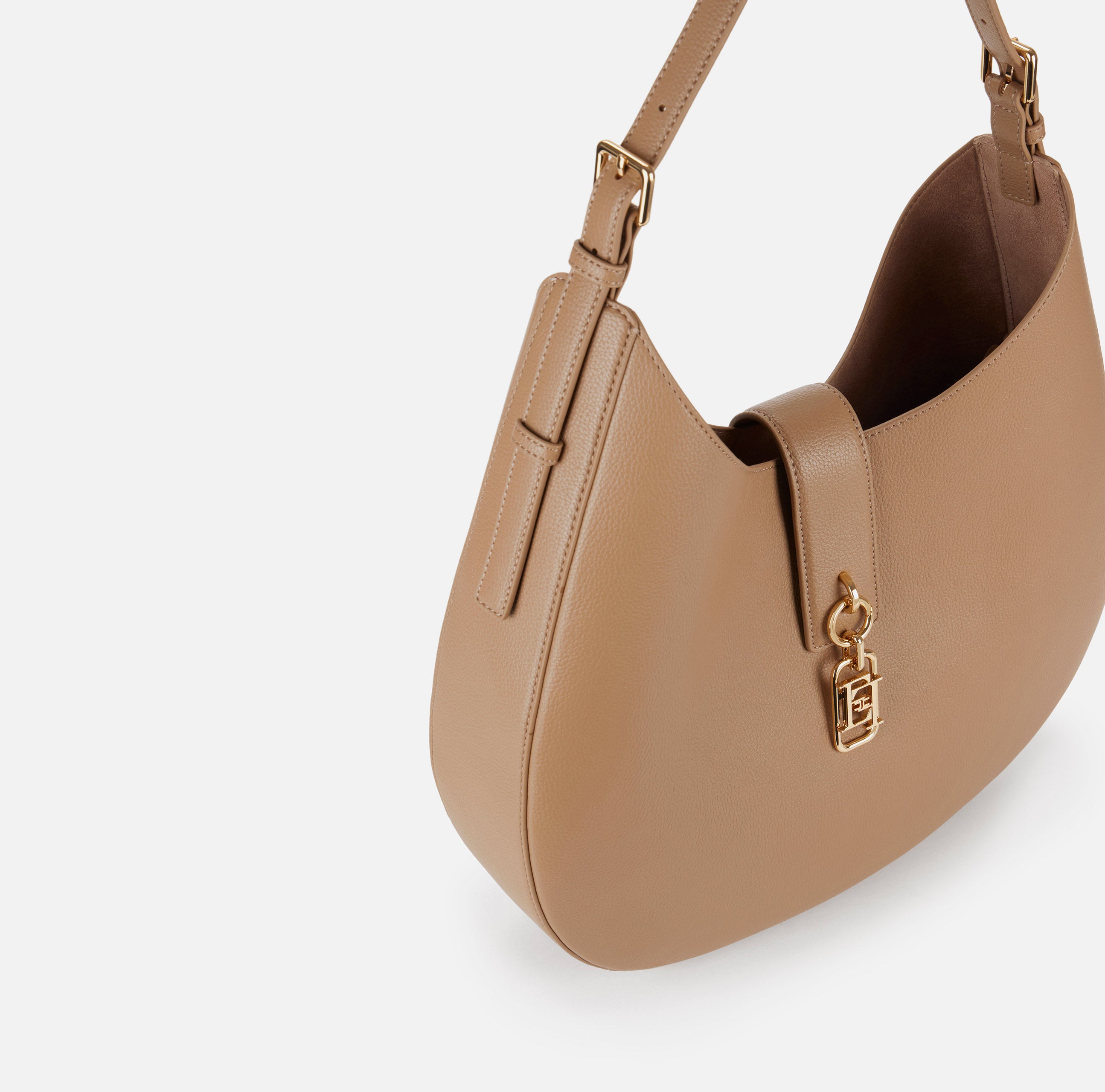 Hobo tonda con charm Elisabetta Franchi
