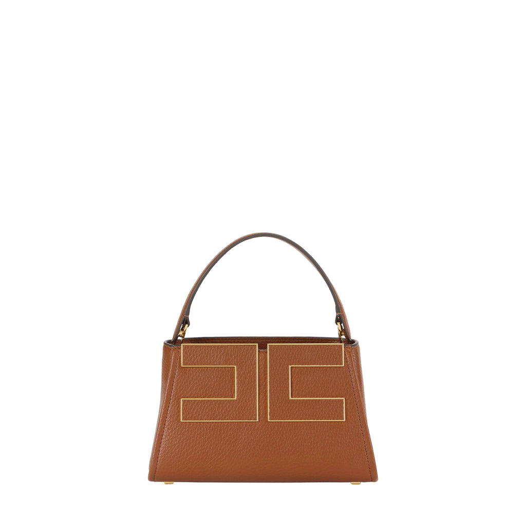 Borsa a mano con logo Elisabetta Franchi