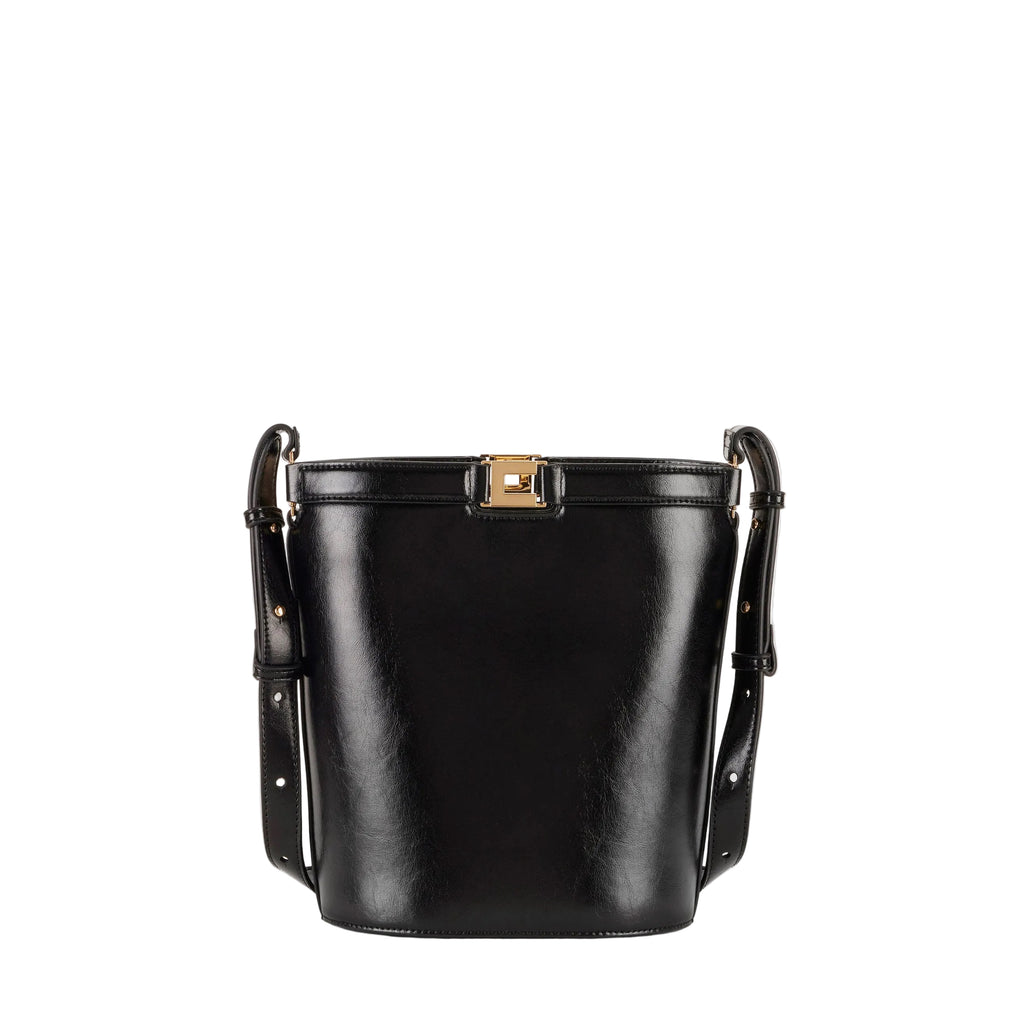 Borsa a secchiello effetto Naplak Elisabetta Franchi