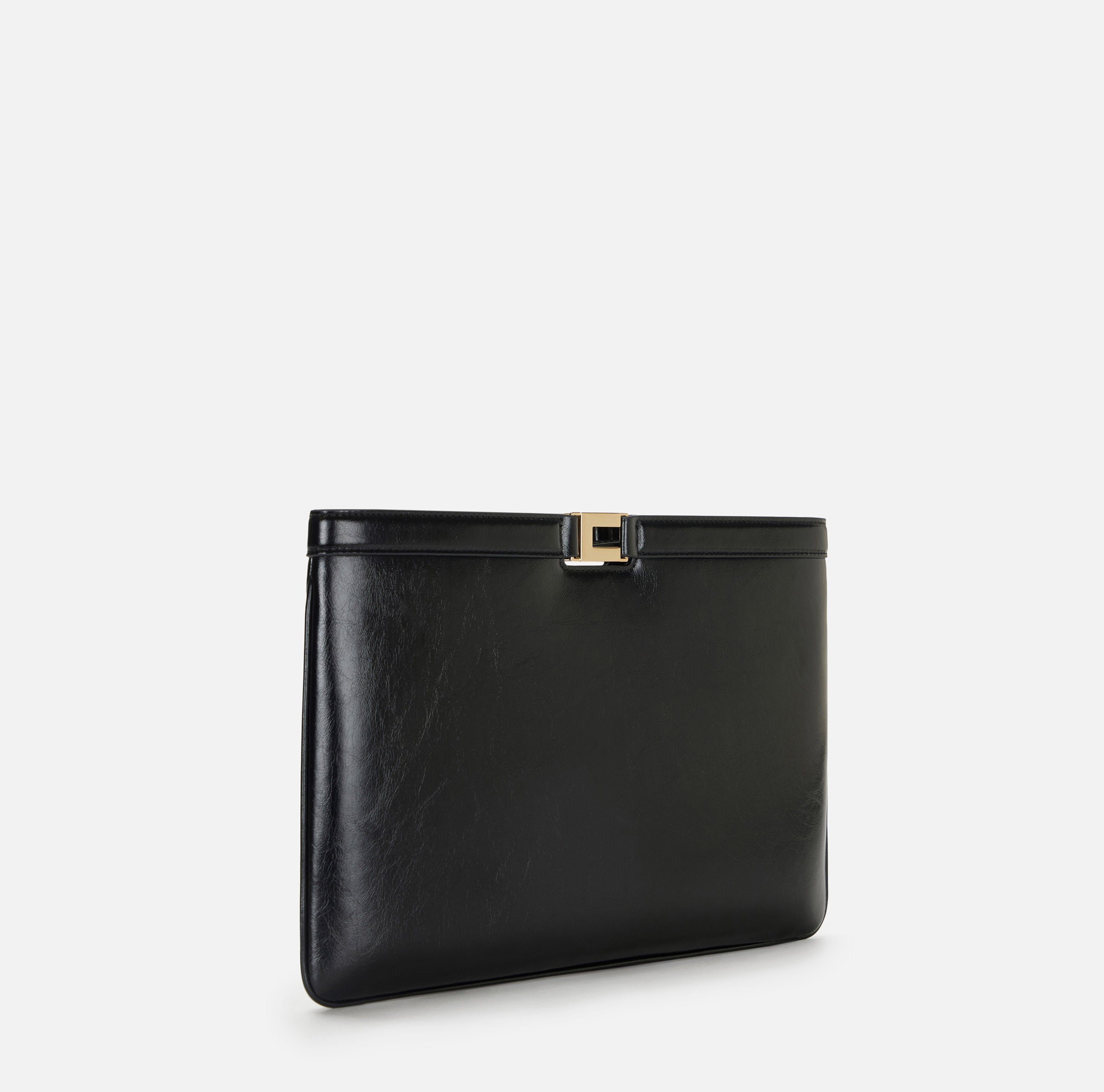 Borsa a busta effetto Naplak Elisabetta Franchi