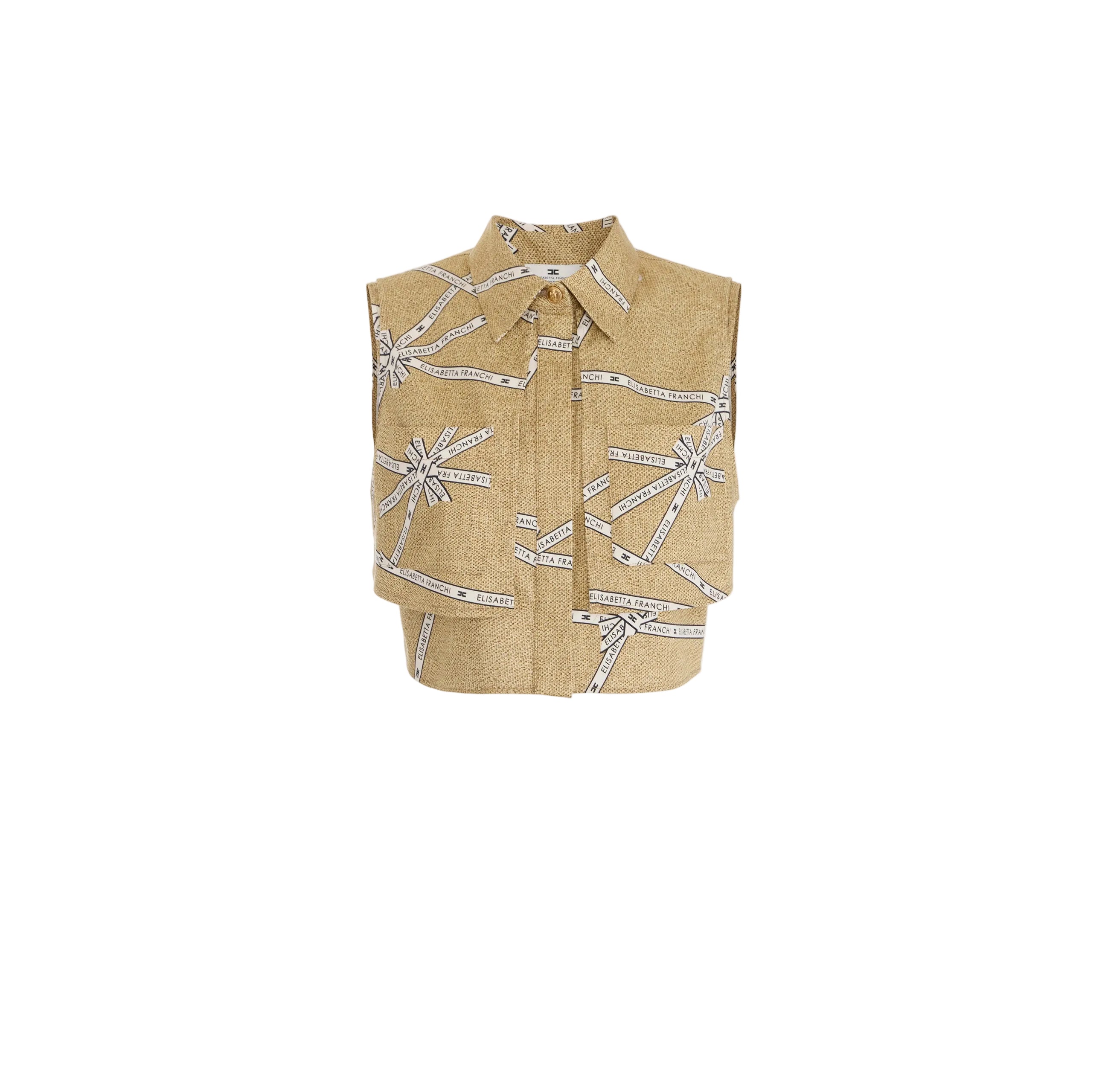 Camicia con pettorina Elisabetta Franchi