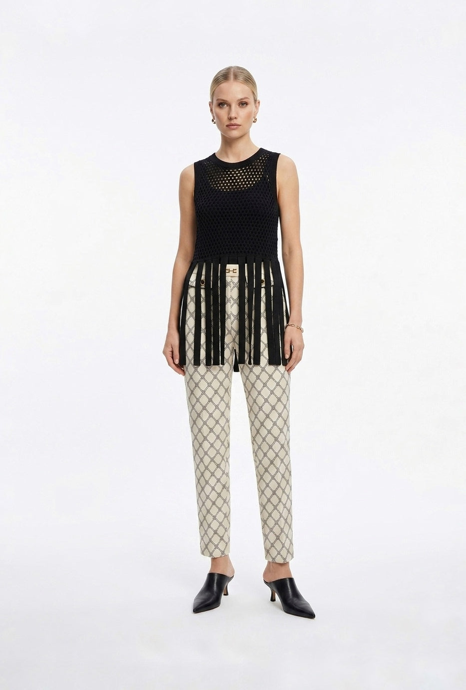 Pantalone logato Elisabetta Franchi