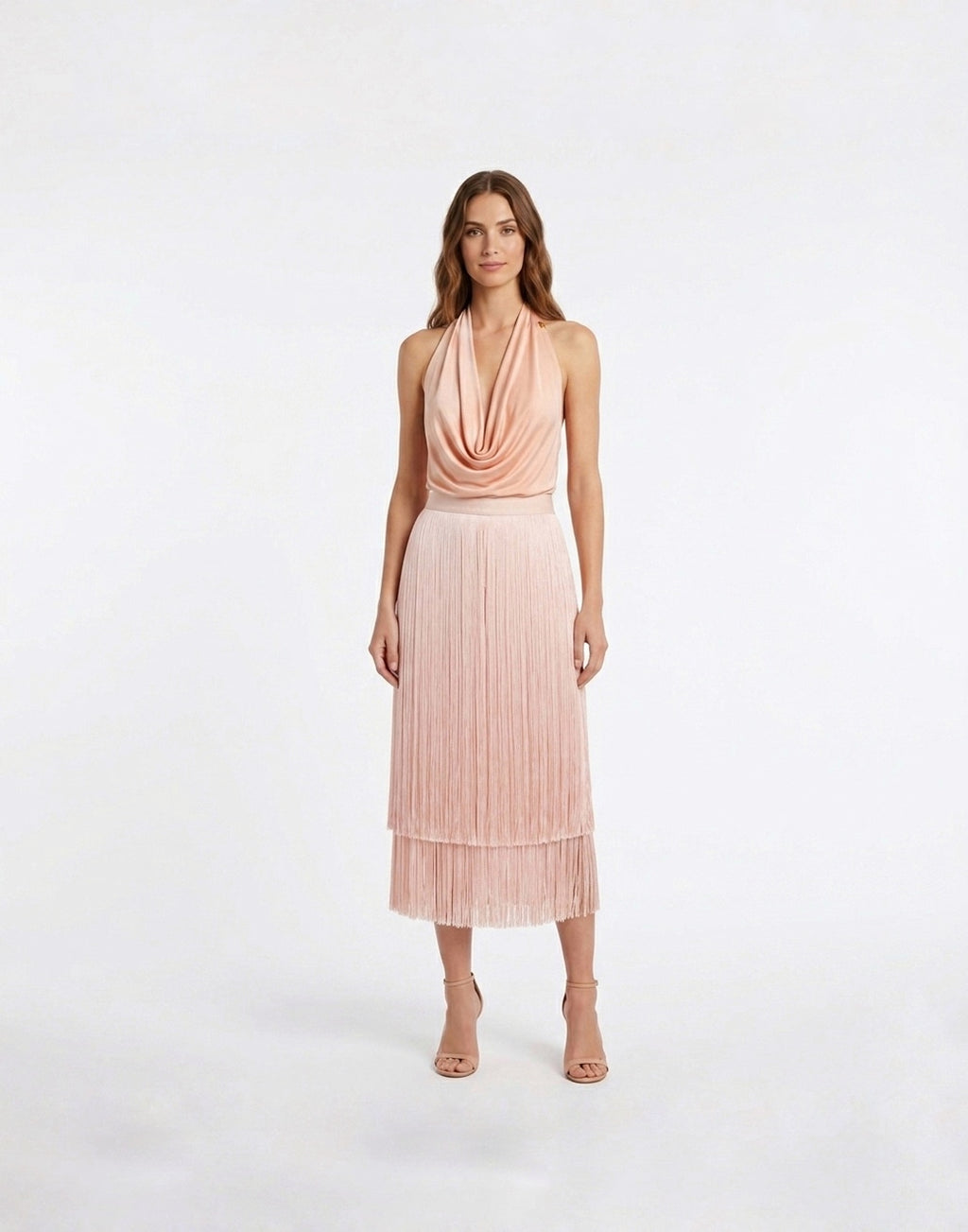 Top in jersey di viscosa lucida Elisabetta Franchi