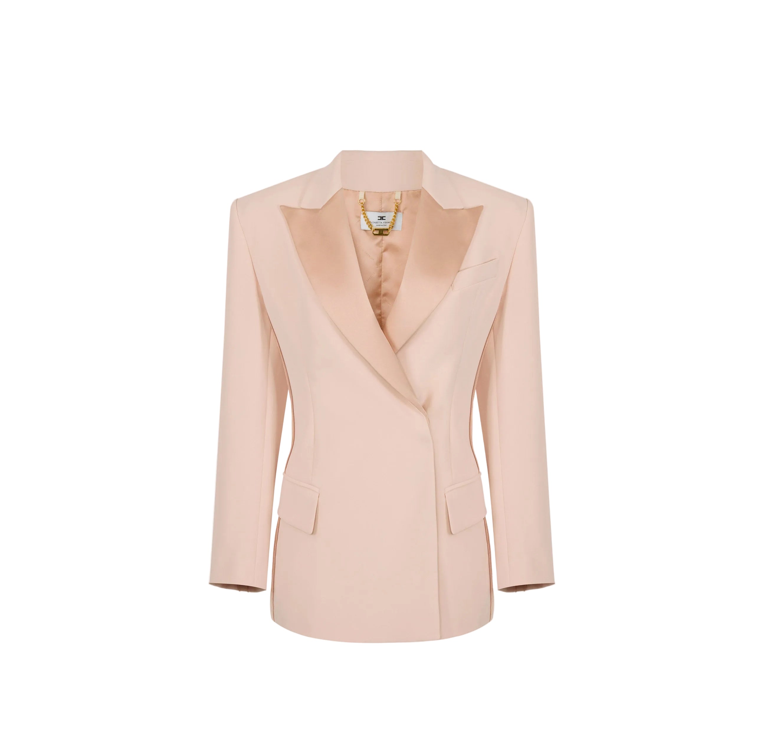 Giacca in crepe leggero e raso Elisabetta Franchi