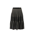 Gonna in maglia bicolore Elisabetta Franchi