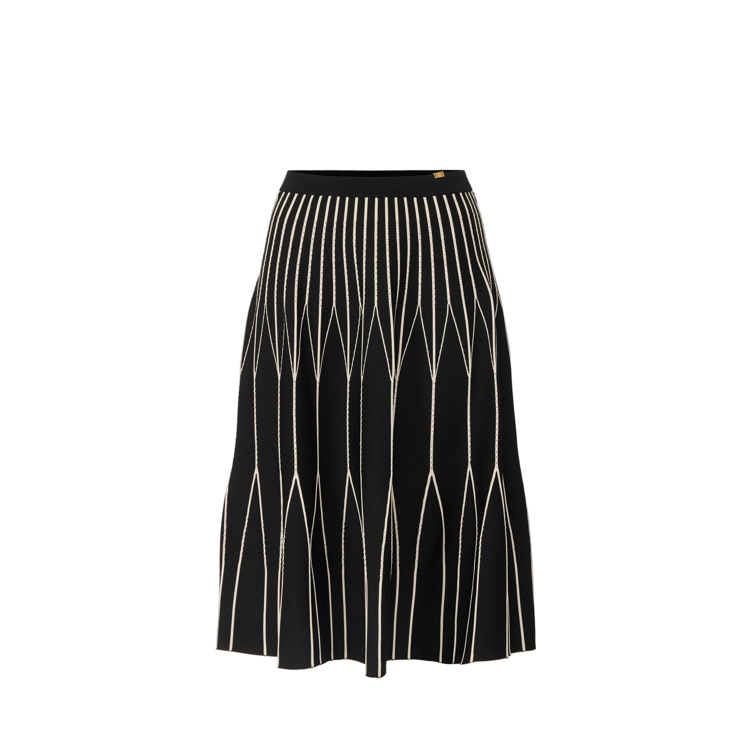 Gonna in maglia bicolore Elisabetta Franchi