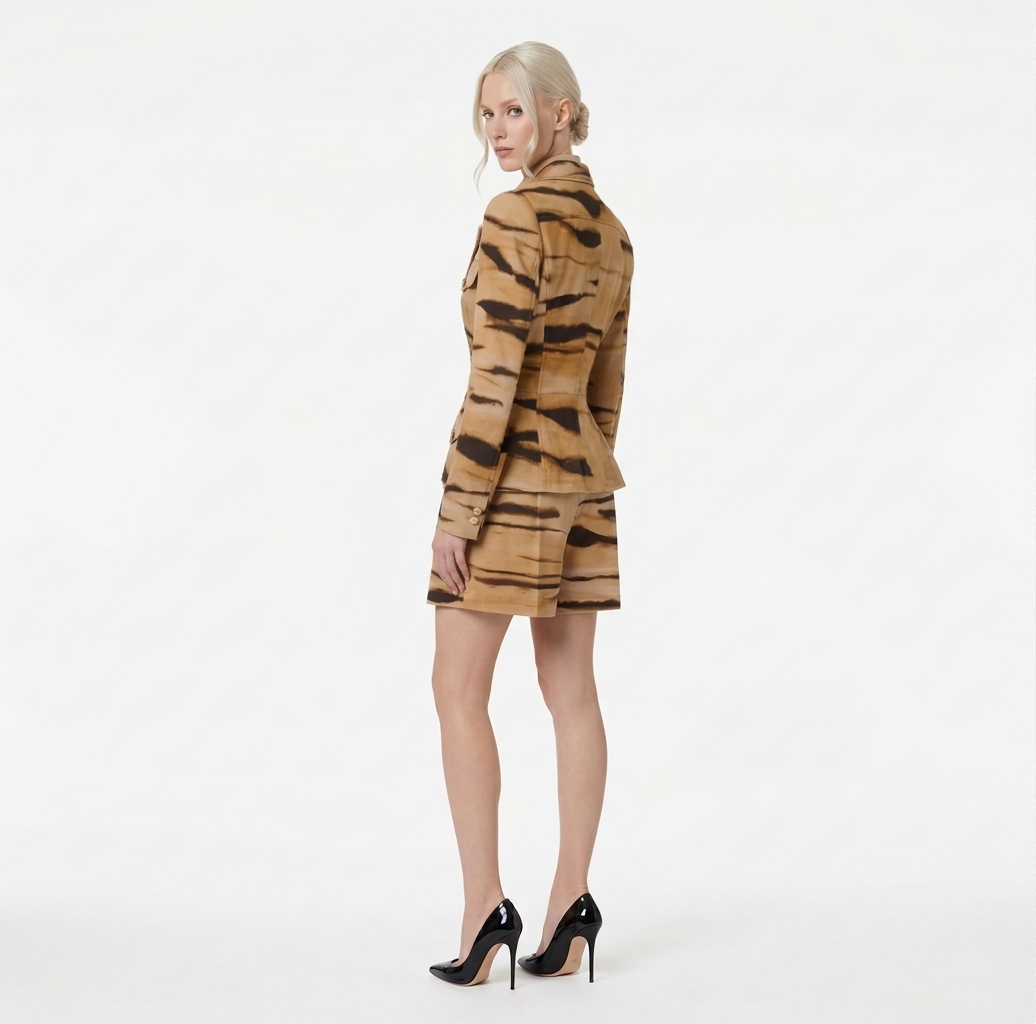 Giacca con stampa tigre Elisabetta Franchi