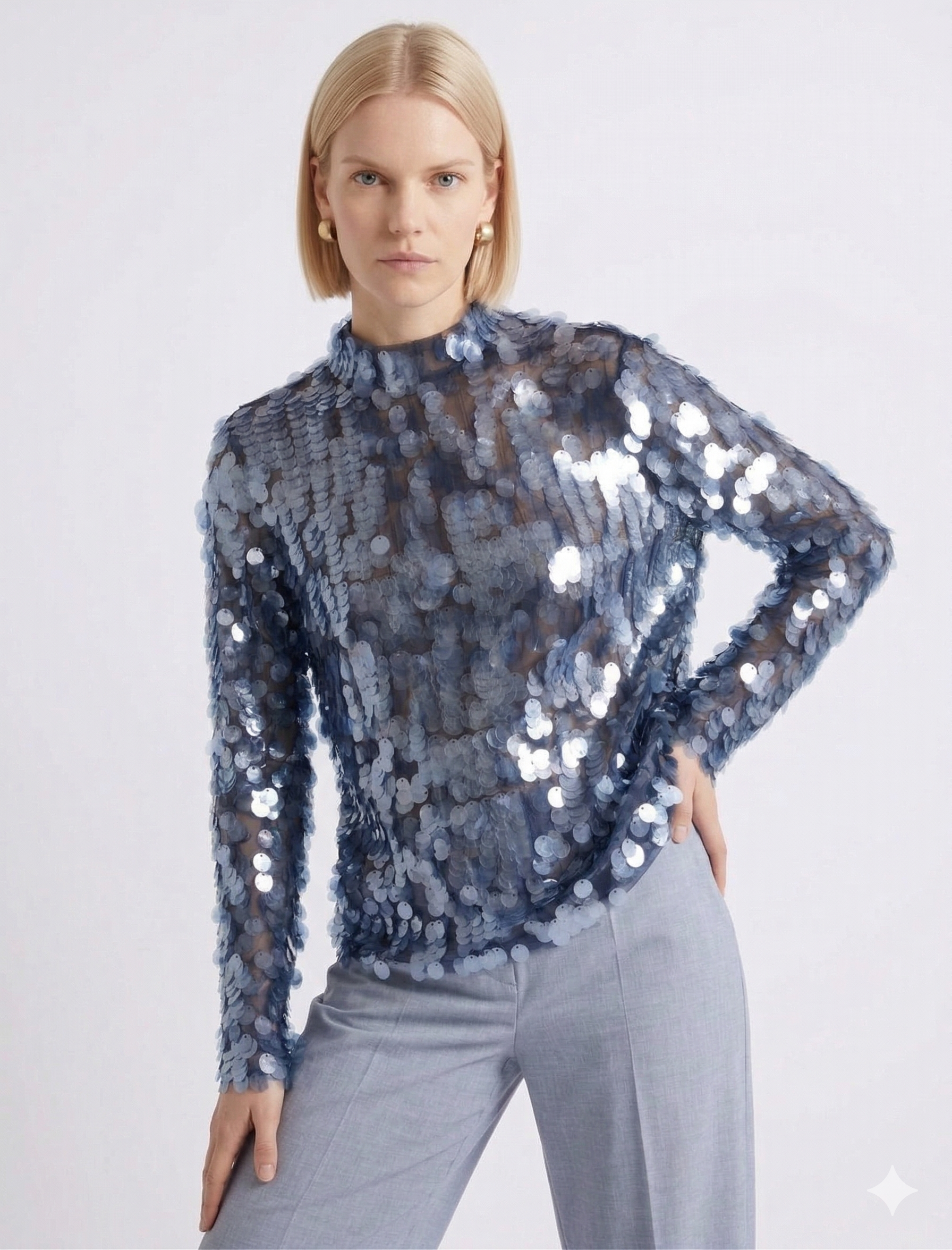 Blusa con paillette MARELLA
