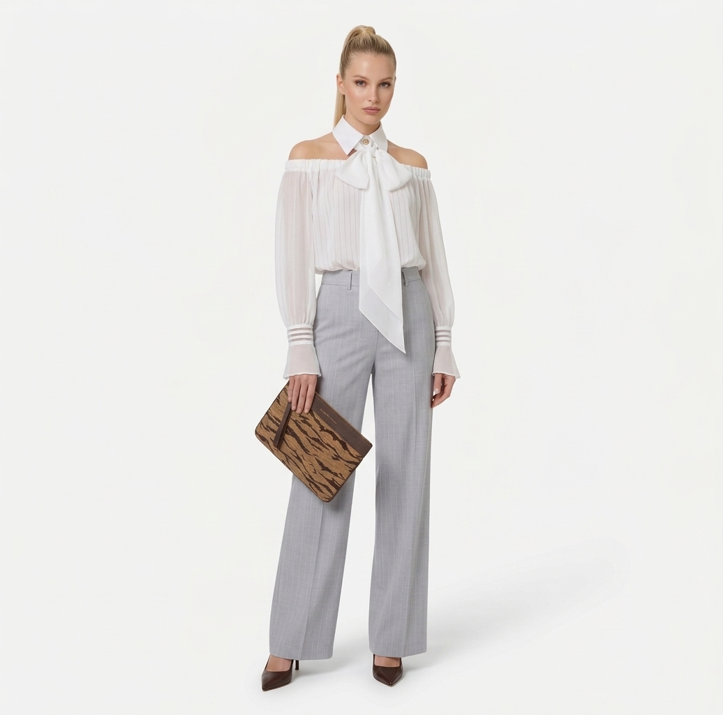 Pantalone in tela stretch MARELLA