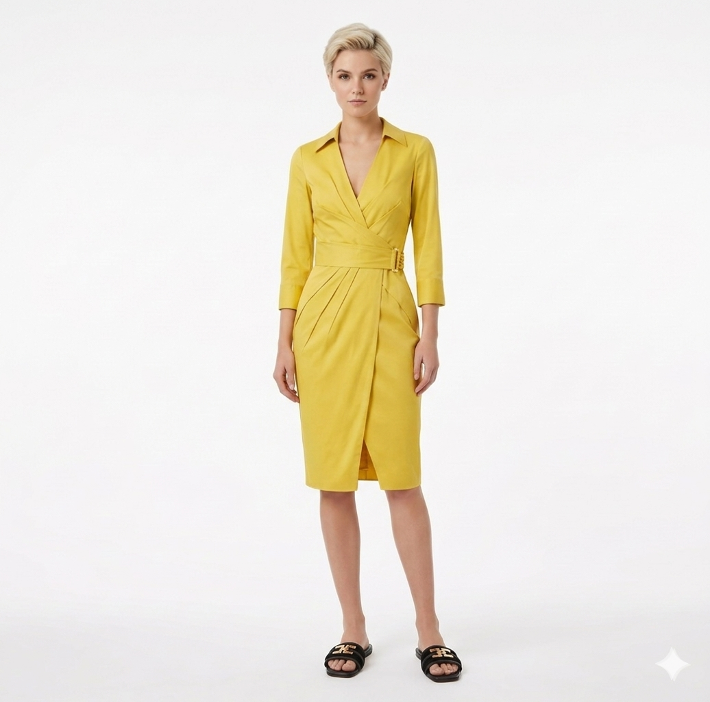 Abito in cotone stretch