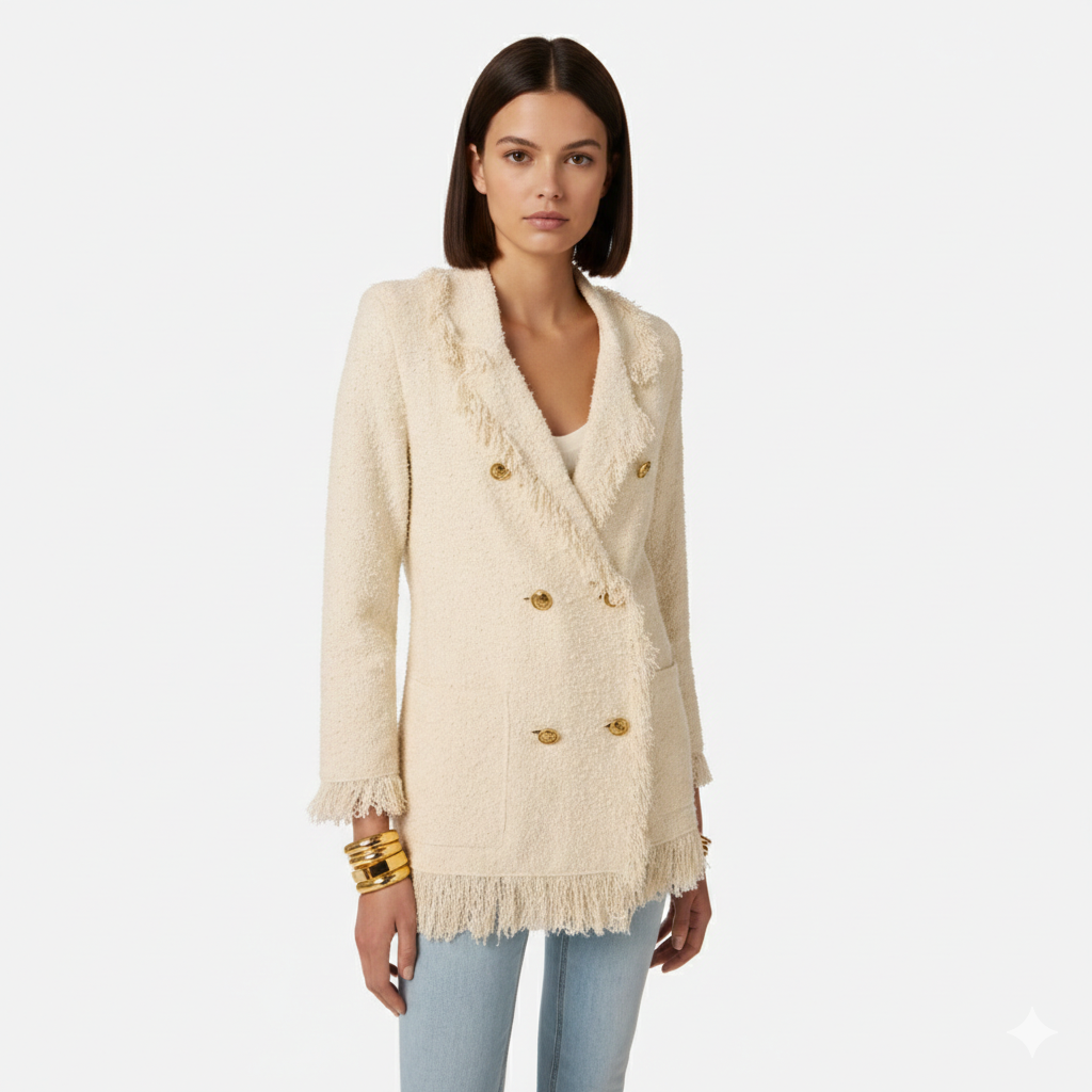 Giacca in maglia bouclè Elisabetta Franchi