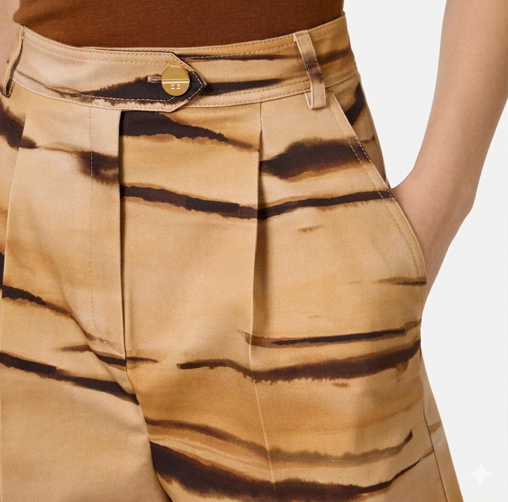 Shorts con stampa tigre Elisabetta Franchi