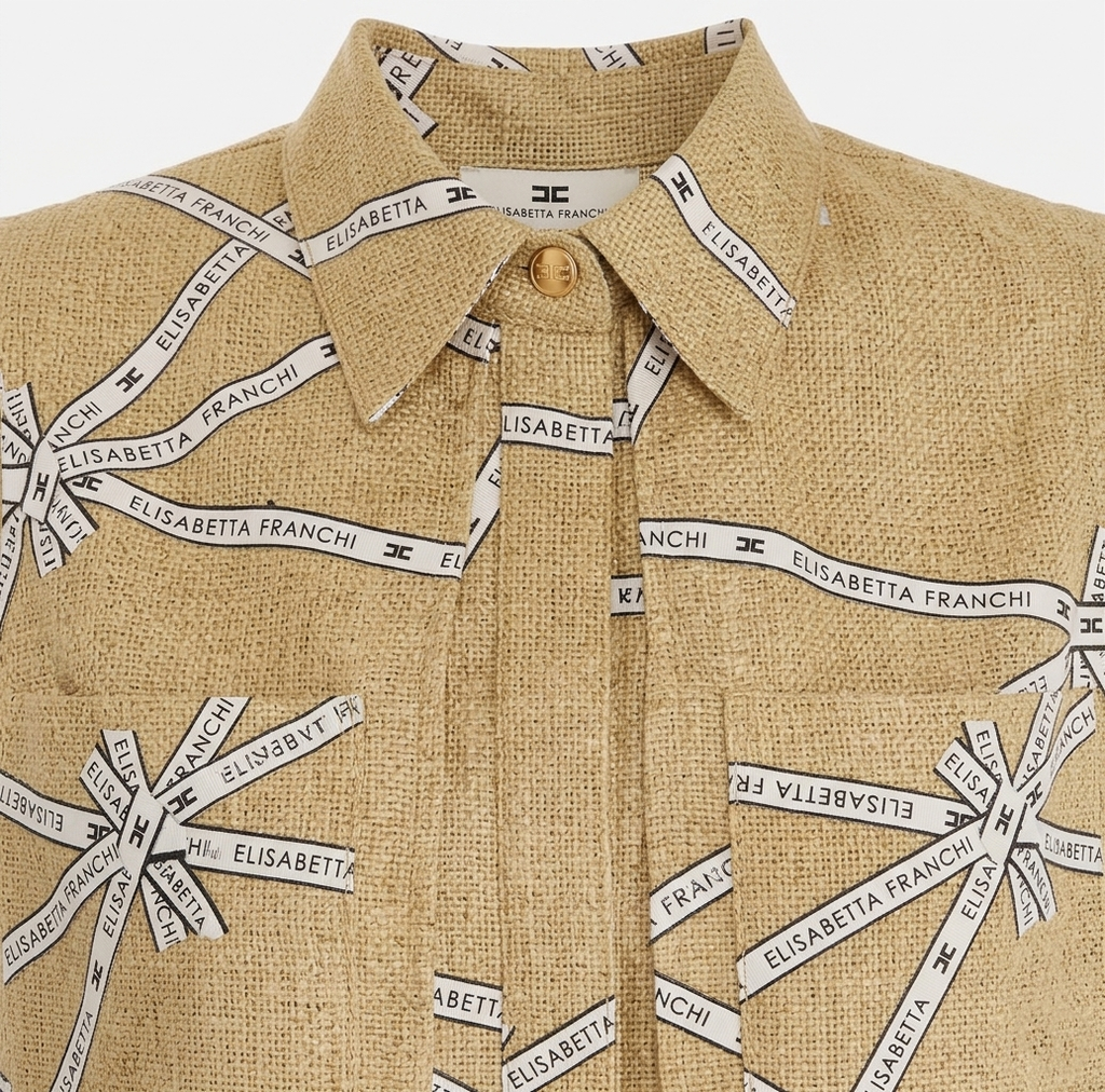 Camicia con pettorina Elisabetta Franchi