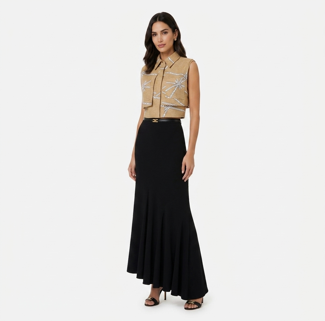 Camicia con pettorina Elisabetta Franchi