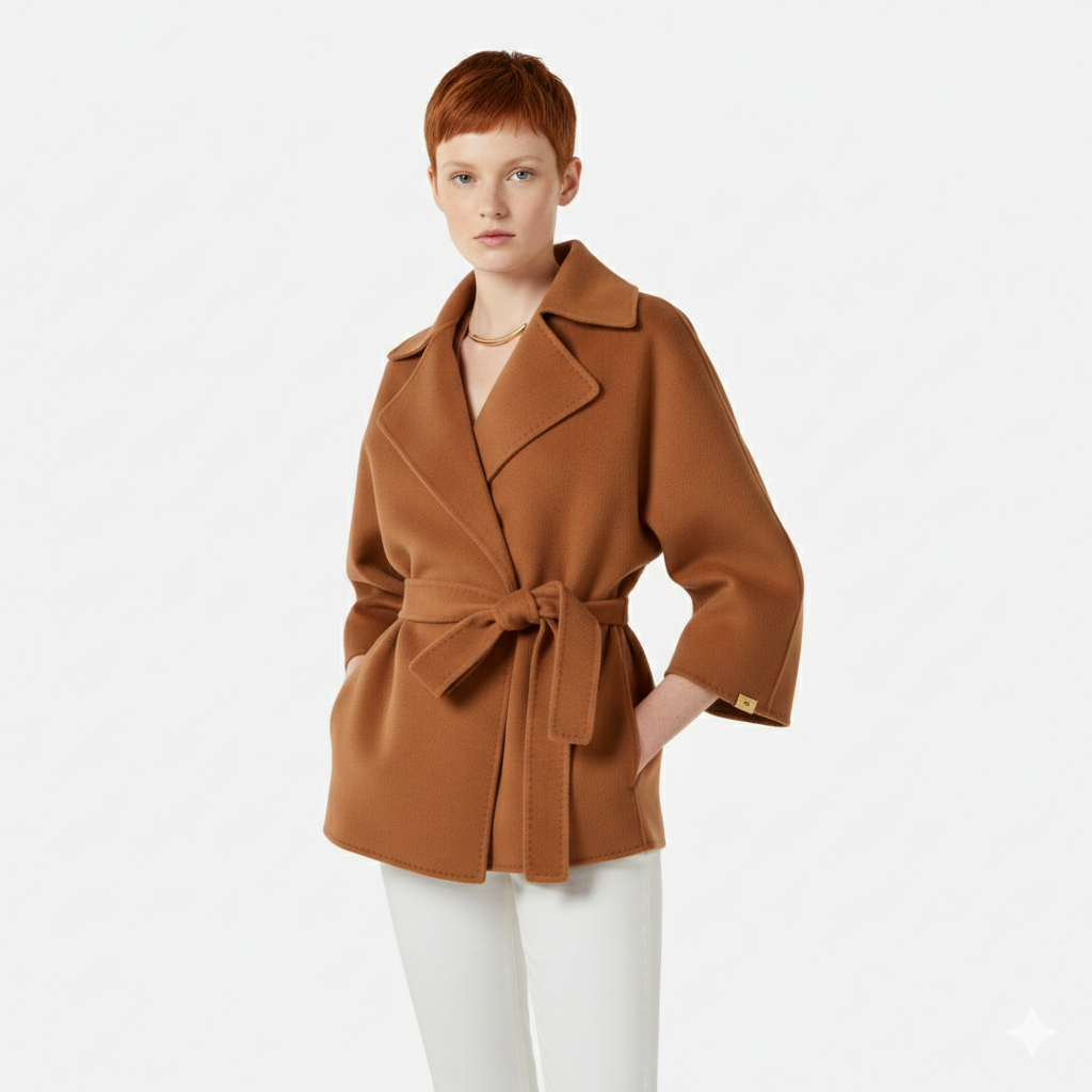 Cappotto in panno di lana