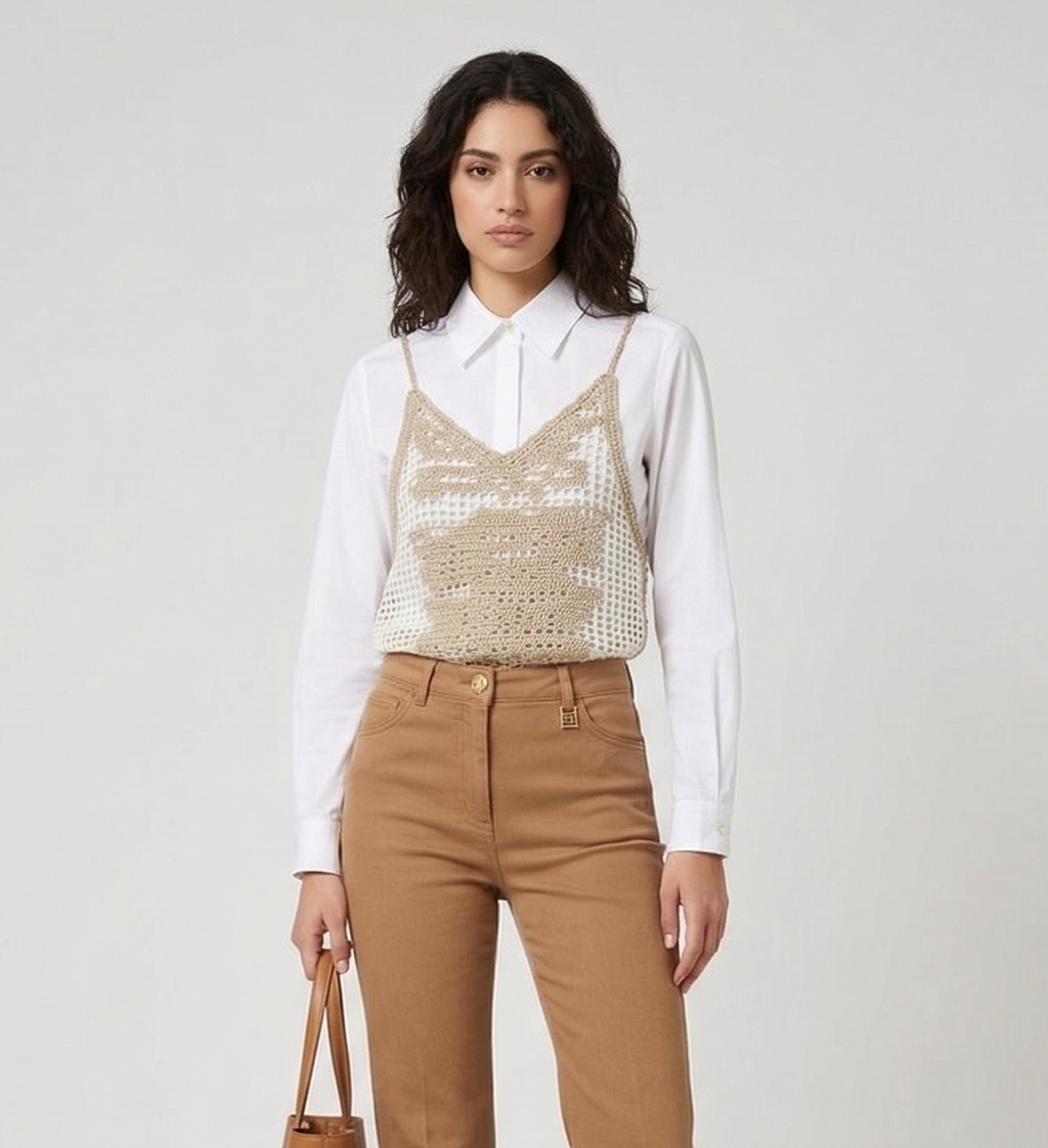 Camicia con pettorina Kontatto