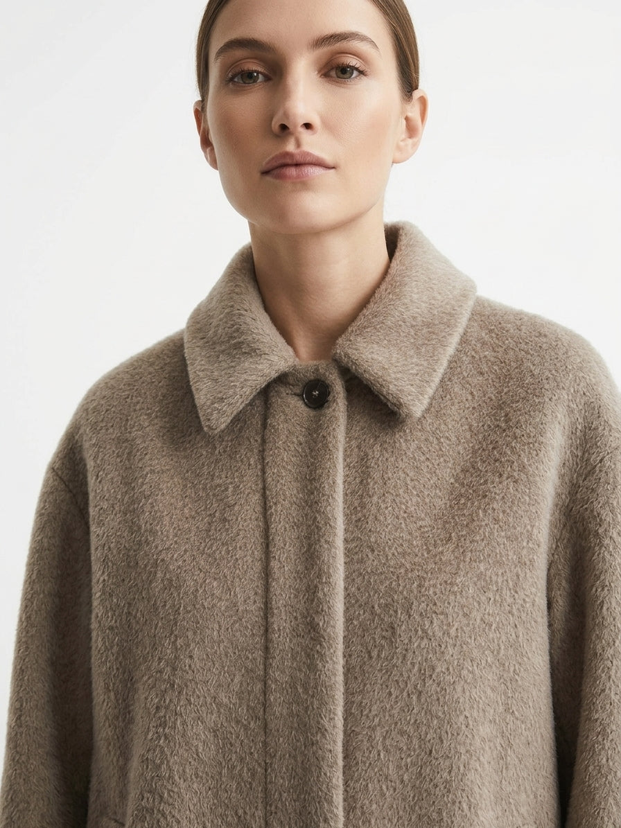 Cappotto over in alpaca MARELLA