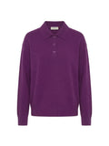 Polo in lana viola MARELLA