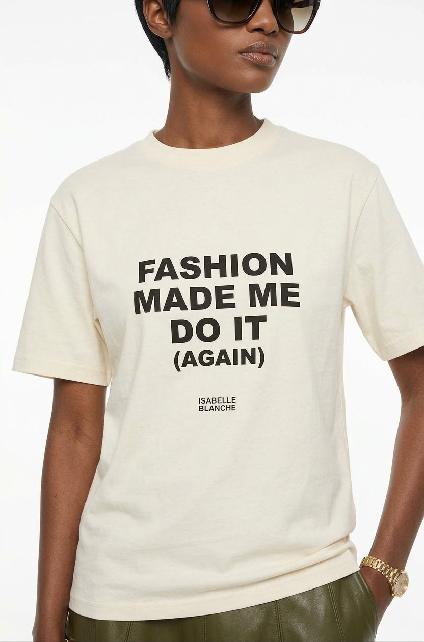 T-shirt con stampa Isabelle Blanche Paris