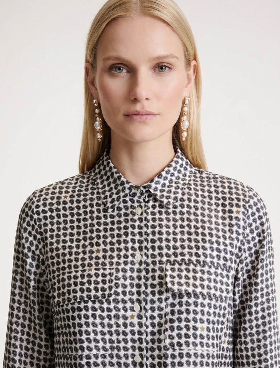 Camicia in seta stampata MARELLA