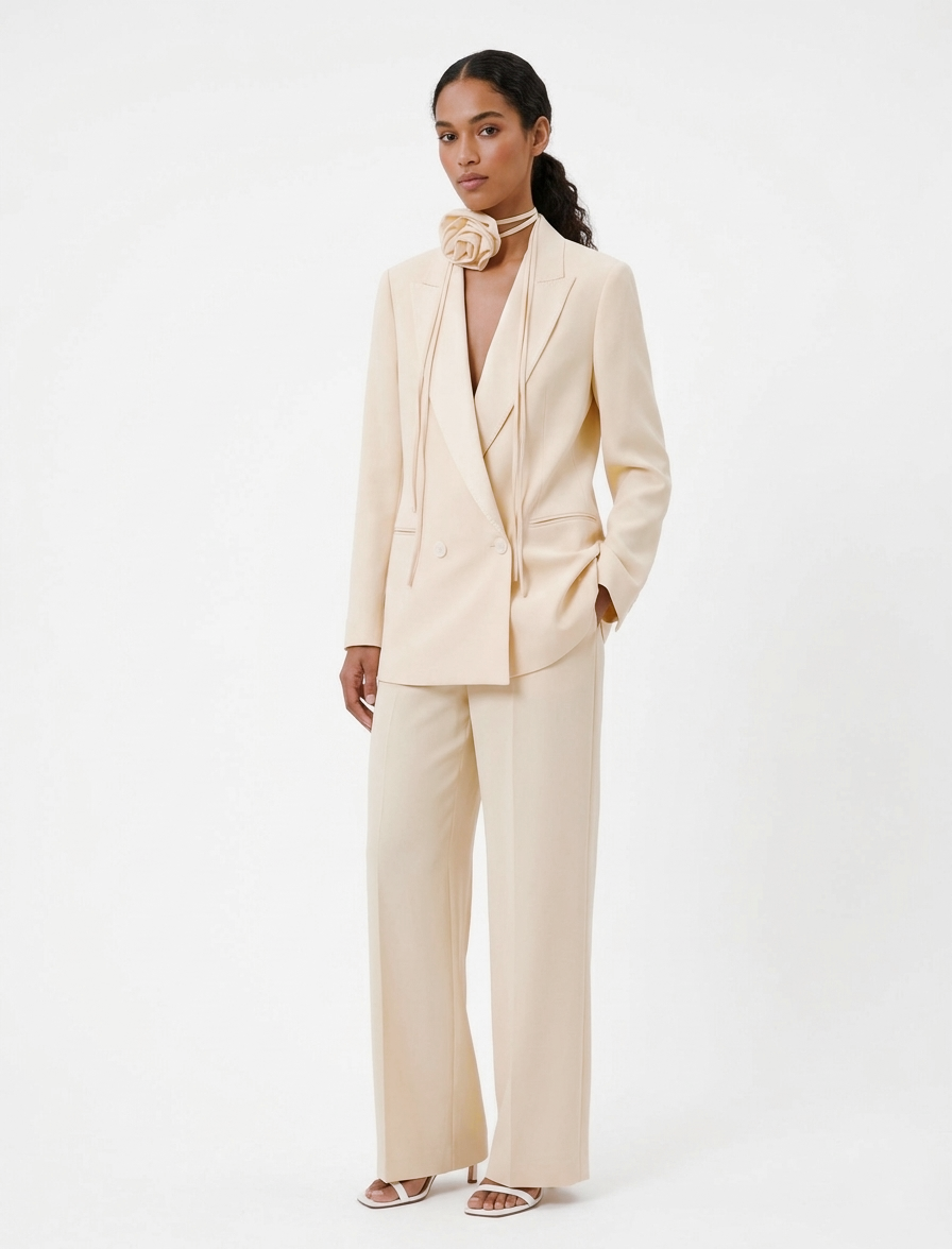 Blazer in envers satin