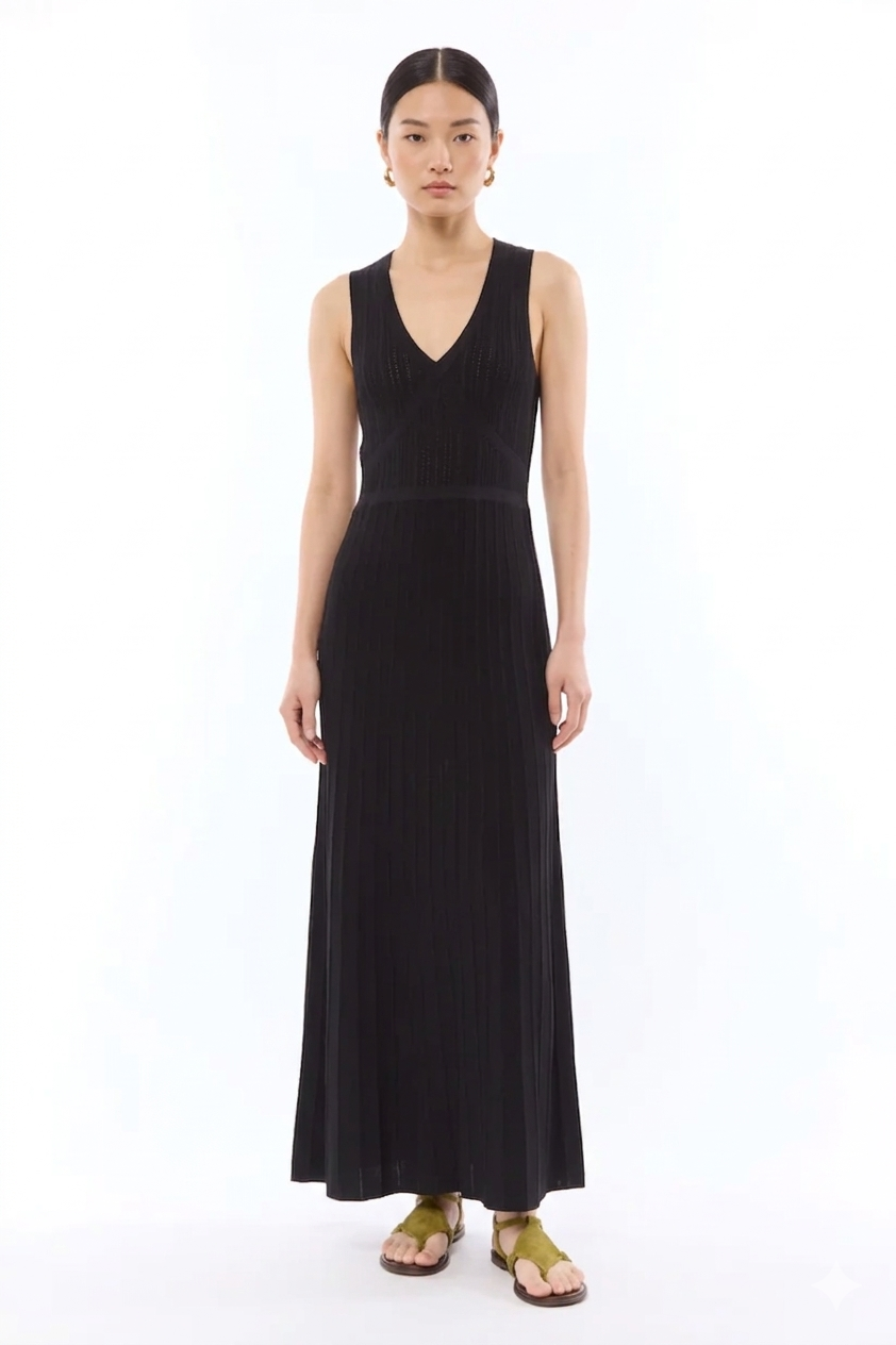 Abito in maglia midi