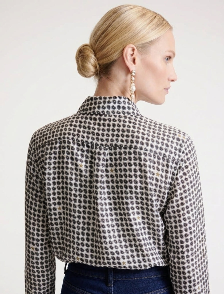 Camicia in seta stampata MARELLA