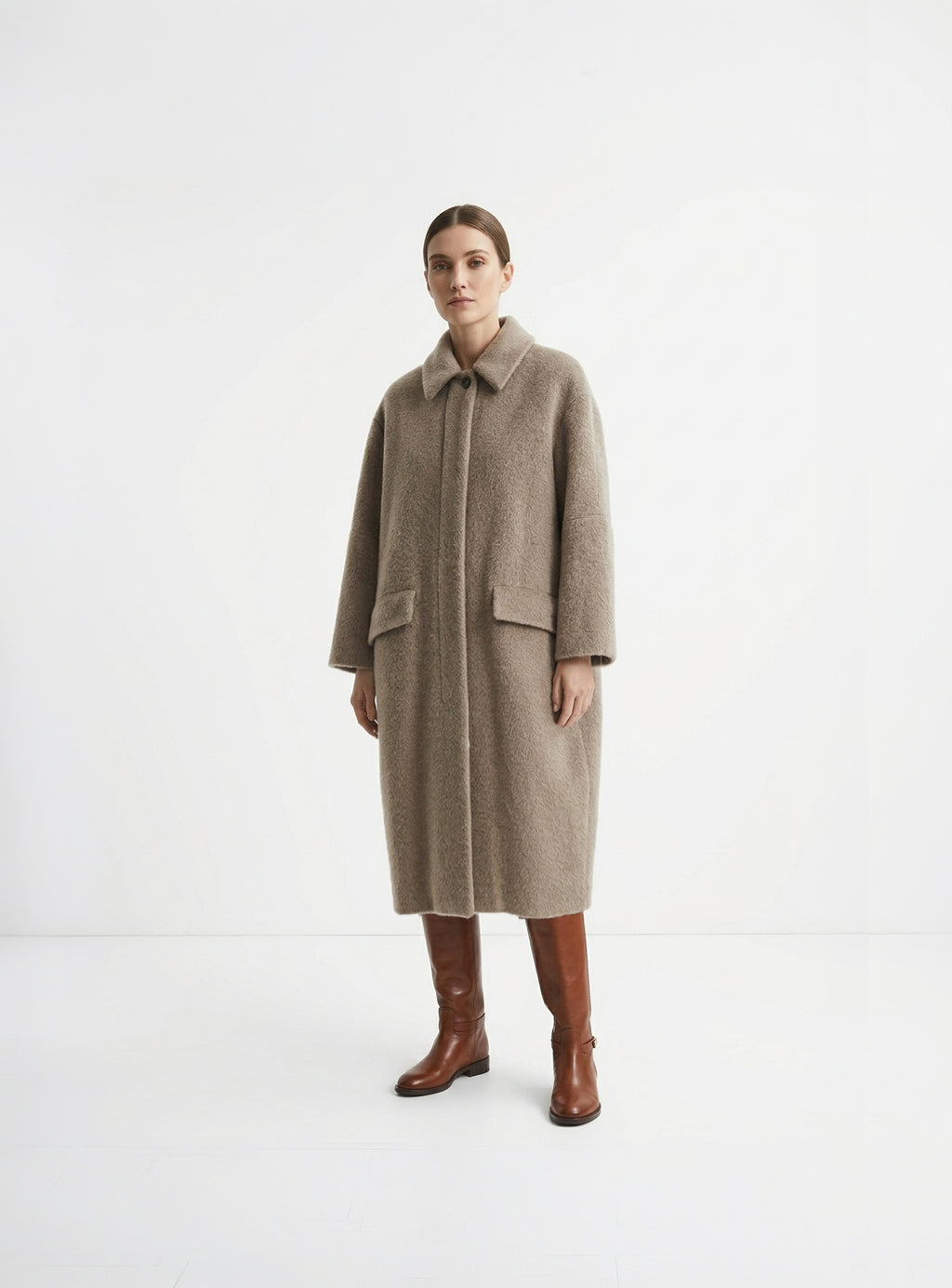 Cappotto over in alpaca MARELLA
