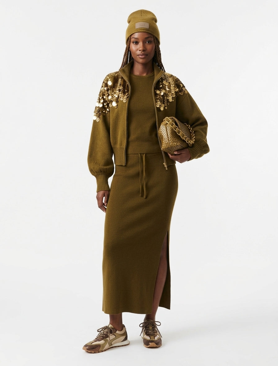 Cardigan con paillette MARELLA