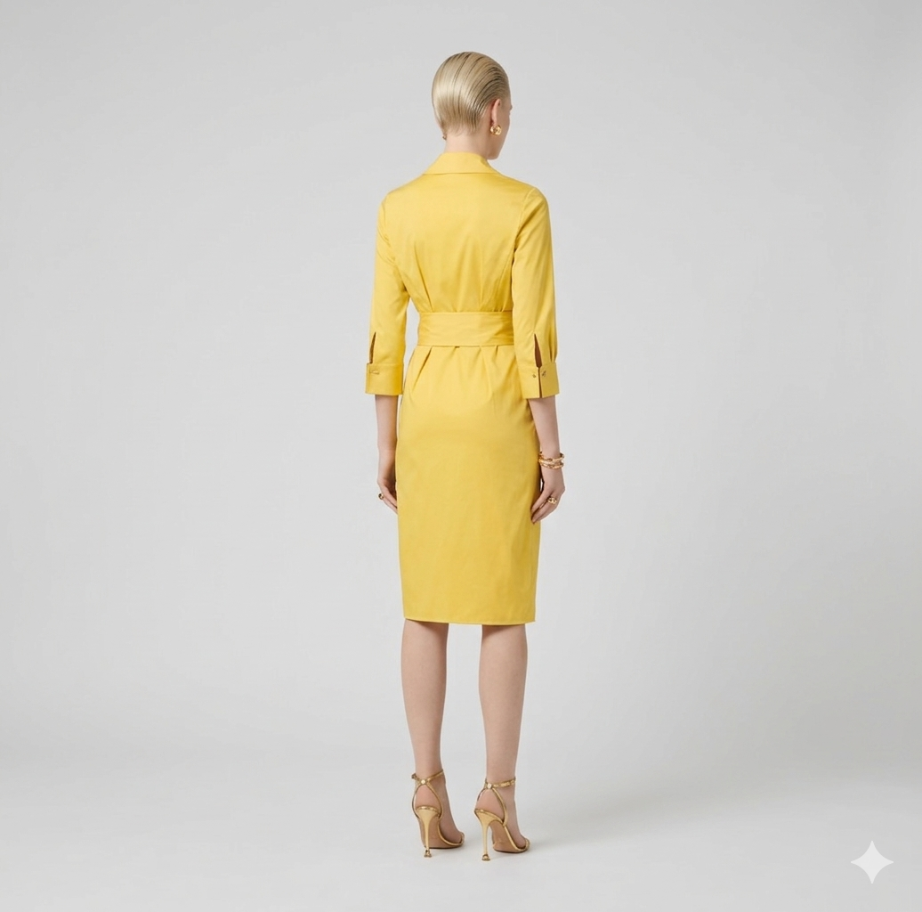 Abito in cotone stretch