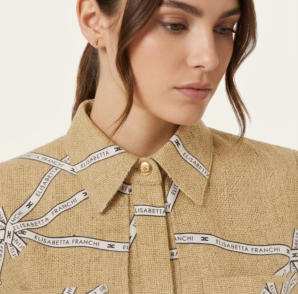 Camicia con pettorina Elisabetta Franchi