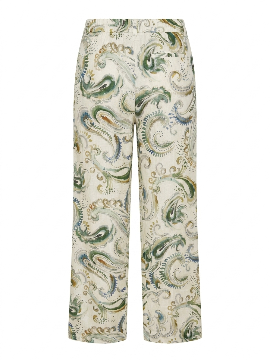 Pantalone in lino stampa presley MARELLA