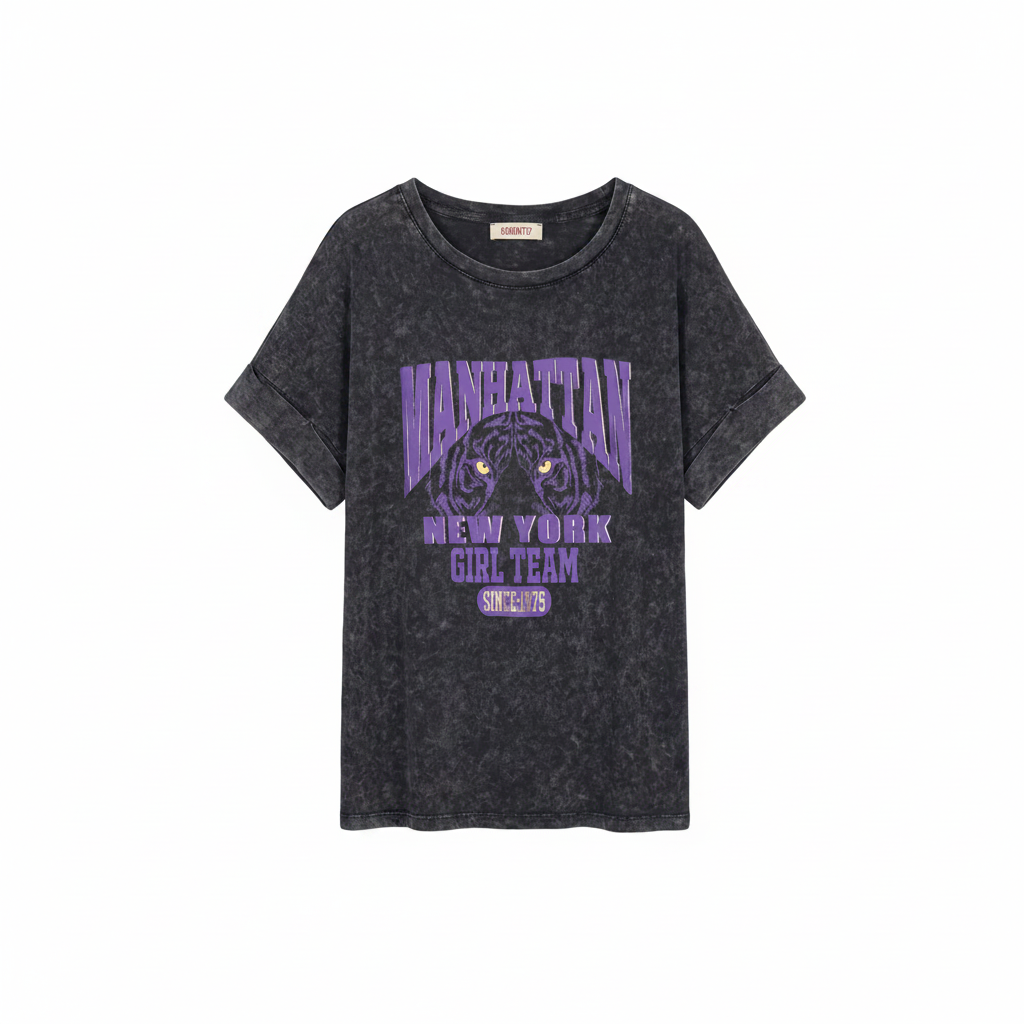 T-shirt con stampa Kontatto
