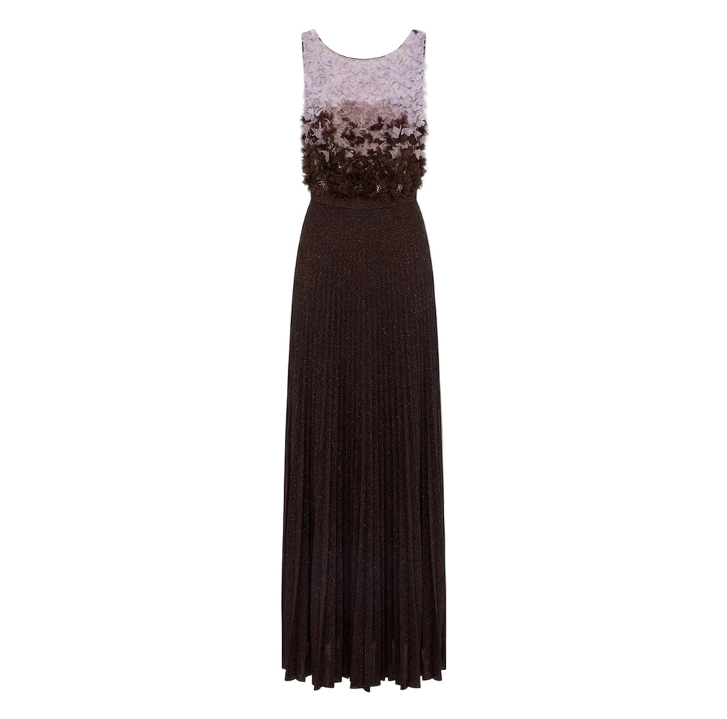 Abito Red Carpet in tulle e jersey lurex Elisabetta Franchi