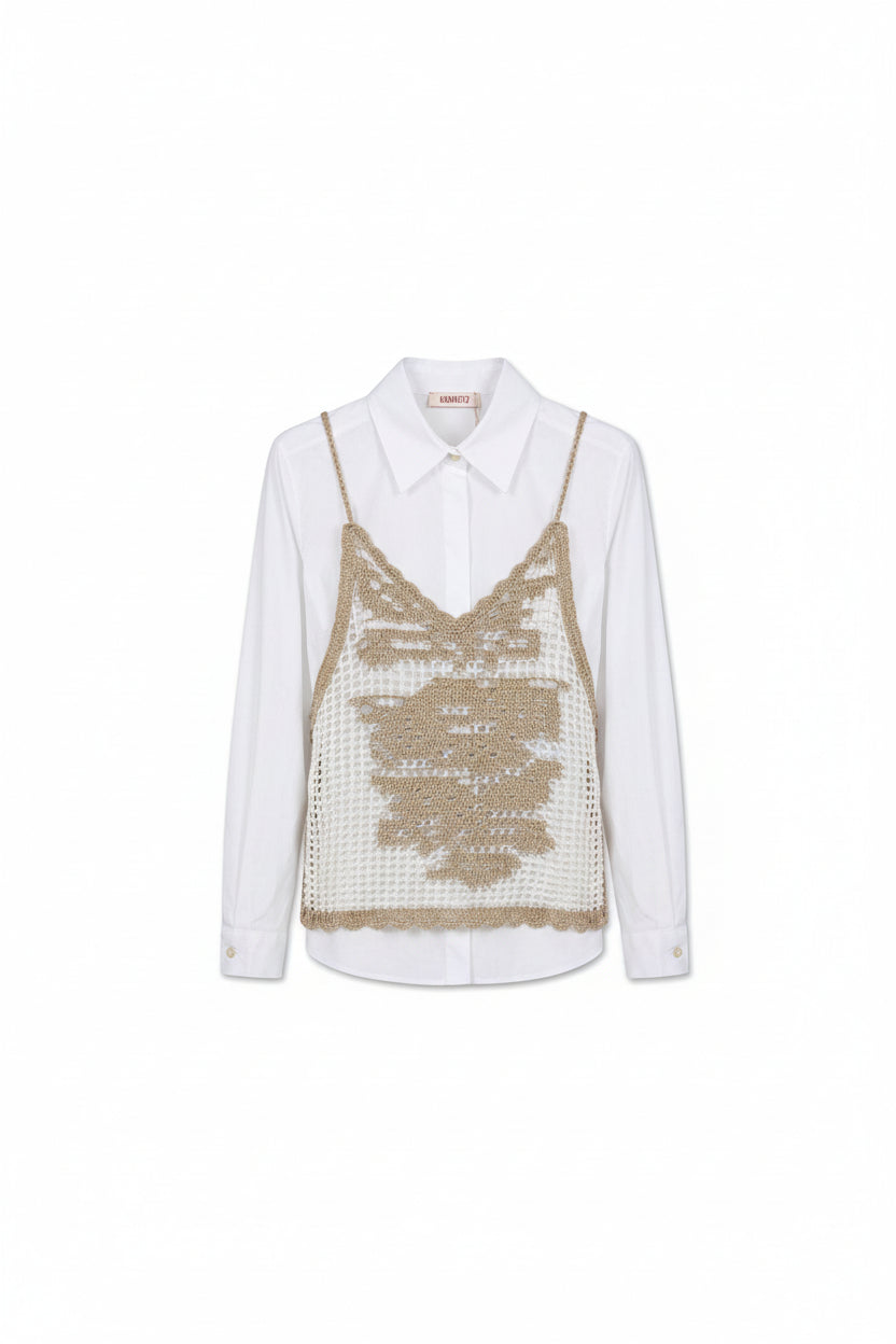 Camicia con pettorina Kontatto
