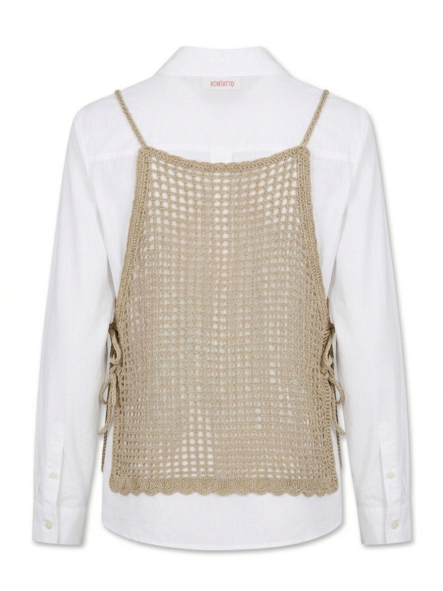 Camicia con pettorina Kontatto