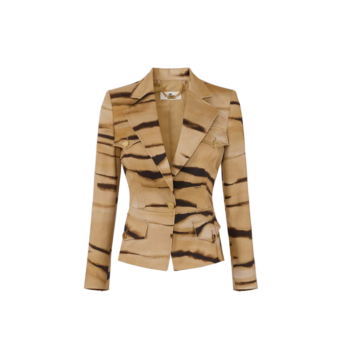 Giacca con stampa tigre Elisabetta Franchi