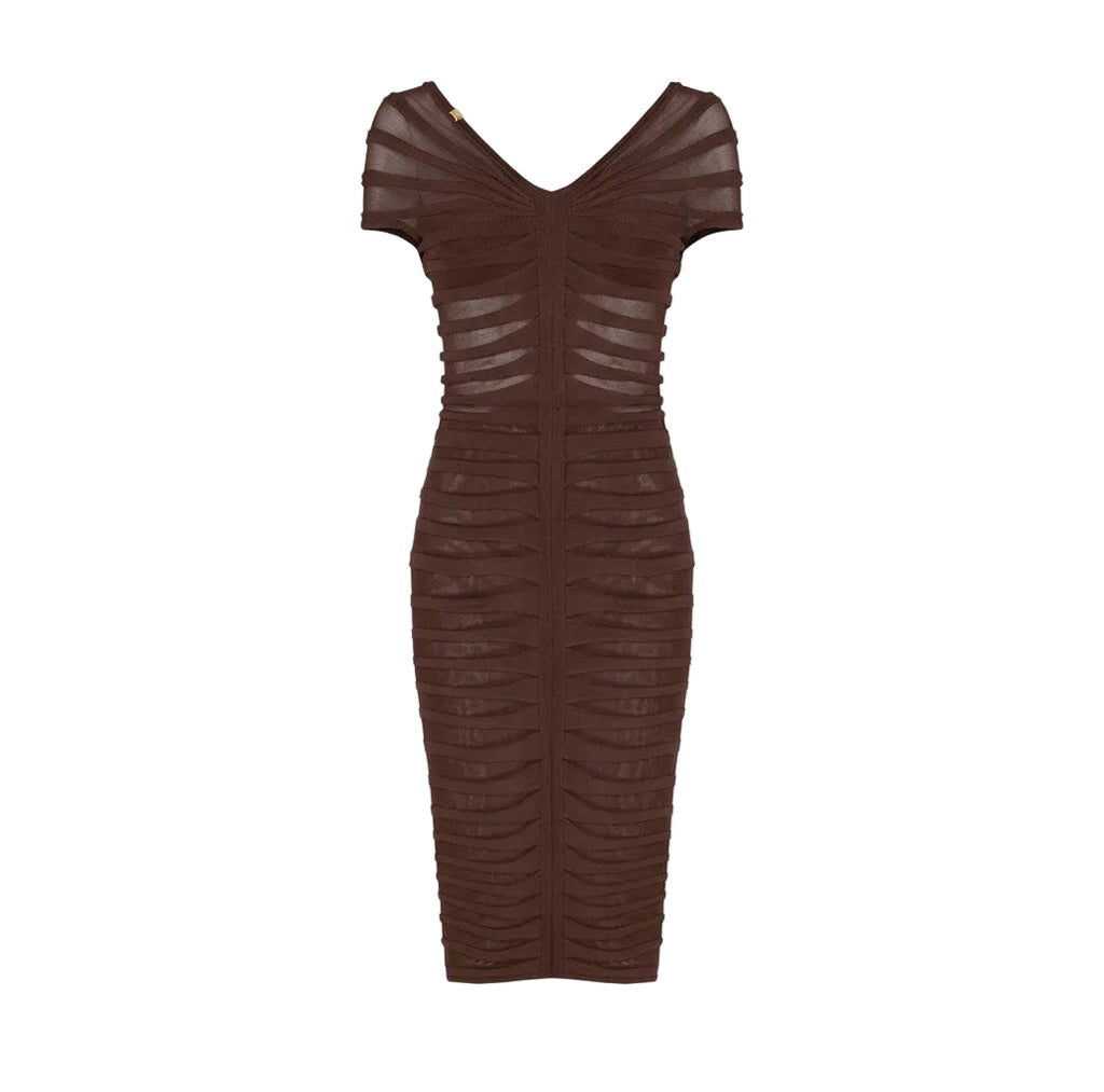 Abito in cotone e viscosa