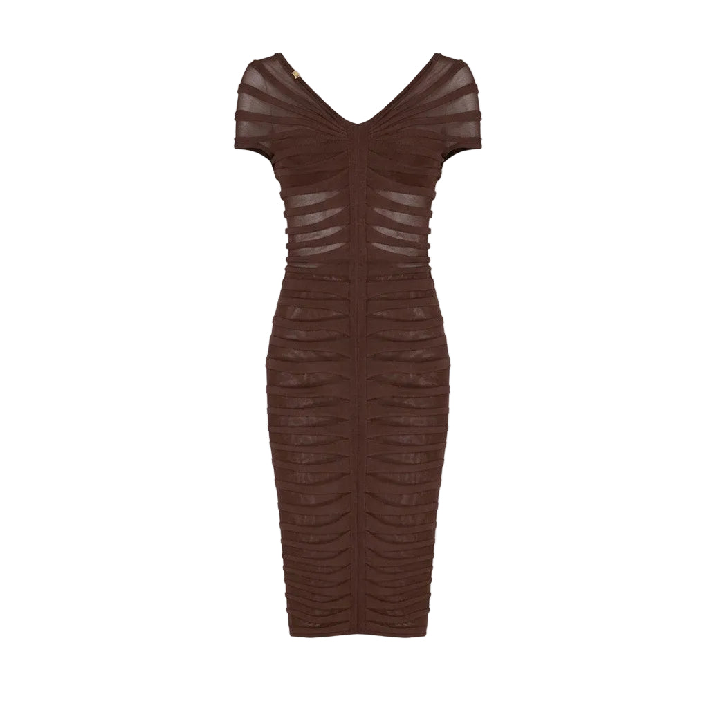 Abito in cotone e viscosa