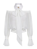 Camicia con trasparenze Elisabetta Franchi